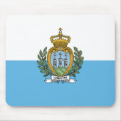 Vlag van San Marino Muismat (Voorkant)