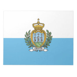 Vlag van San Marino Notitieblok