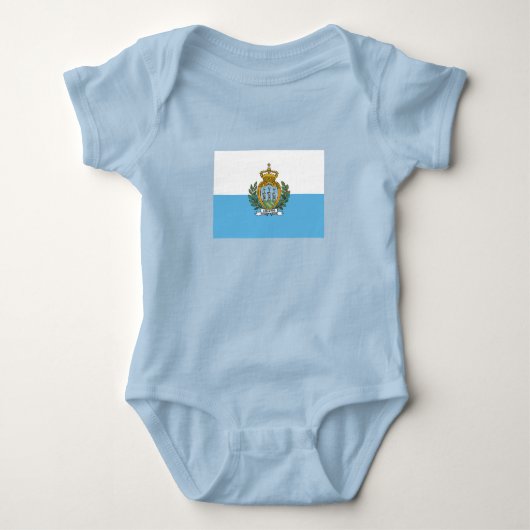 Vlag van San Marino Romper (Voorkant)