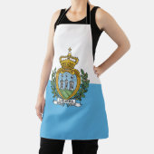 Vlag van San Marino Schort (Insitu)