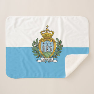 Vlag van San Marino Sherpa Deken