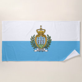 Vlag van San Marino Strandlaken