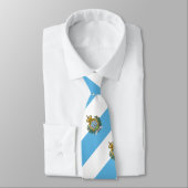Vlag van San Marino Stropdas (Gebonden)