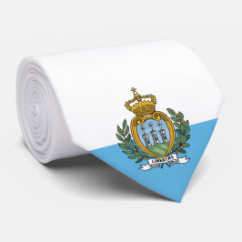 Vlag van San Marino Stropdas