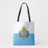 Vlag van San Marino Tote Bag (Voorkant)