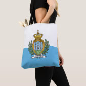 Vlag van San Marino Tote Bag (Dichtbij)