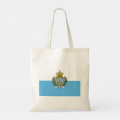 Vlag van San Marino Tote Bag (Achterkant)
