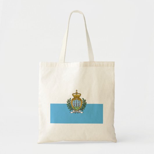 Vlag van San Marino Tote Bag (Voorkant)