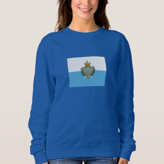 Vlag van San Marino Trui (Voorkant)