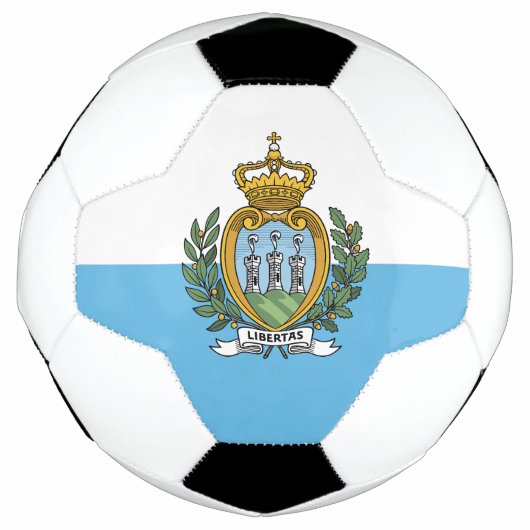 Vlag van San Marino Voetbal (Voorkant)