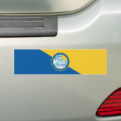 Vlag van Santa Ana (Californië) Bumpersticker (Op auto)