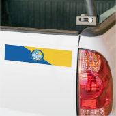 Vlag van Santa Ana (Californië) Bumpersticker (Op Truck)