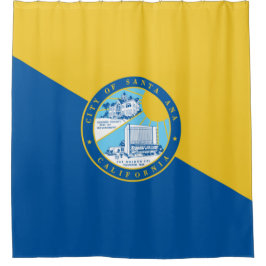 Vlag van Santa Ana (Californië) Douchegordijn