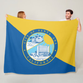 Vlag van Santa Ana (Californië) Fleece Deken
