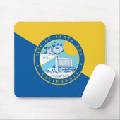 Vlag van Santa Ana (Californië) Muismat (Met muis)