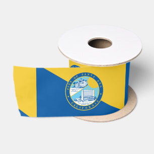 Vlag van Santa Ana, Californië Satijnen Lint