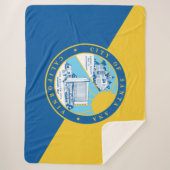 Vlag van Santa Ana (Californië) Sherpa Deken (Voorkant)