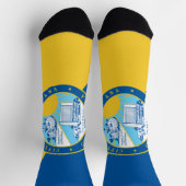 vlag van Santa Ana (Californië) Sokken (Top)
