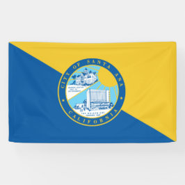 Vlag van Santa Ana (Californië) Spandoek