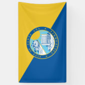Vlag van Santa Ana (Californië) Spandoek (Verticaal)