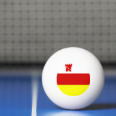Vlag van Santa Barbara, California Ping Pong Ball (Net)