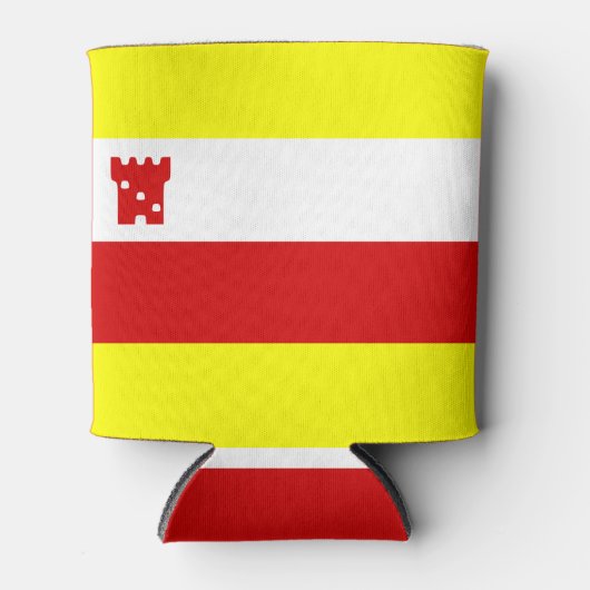 Vlag van Santa Barbara, Californische Koelbox Blikjeskoeler (Voorkant)