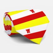 Vlag van Santa Barbara, Californische Stropdas (Opgerold)