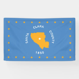 Vlag van Santa Clara (Amerikaanse provincie, Calif Spandoek