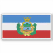 Vlag van Santa Clara, Cuba Sticker (Voorkant)