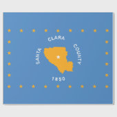 Vlag van Santa Clara (provincie VS, Californië) Cadeaupapier (Vlak)