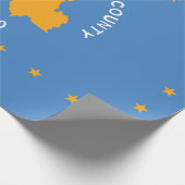 Vlag van Santa Clara (provincie VS, Californië) Cadeaupapier (Hoek)