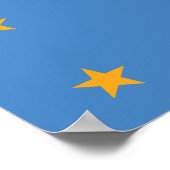 Vlag van Santa Clara (provincie VS, Californië) Poster (Hoek)