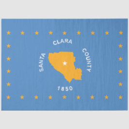 Vlag van Santa Clara (provincie VS, Californië) Tissuepapier