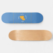 Vlag van Santa Clara (VS-county, Californië) Persoonlijk Skateboard (Horizontaal)