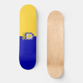 Vlag van Santiago (Chileense hoofdstad) Persoonlijk Skateboard (Voorkant)
