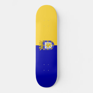 Vlag van Santiago (Chileense hoofdstad) Persoonlijk Skateboard