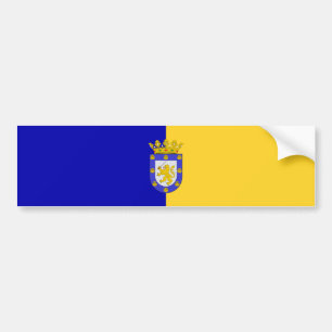 Vlag van Santiago (Chili) Bumpersticker