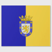 Vlag van Santiago (Chili) Cadeaupapier (Vlak)