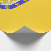 Vlag van Santiago (Chili) Cadeaupapier (Hoek)