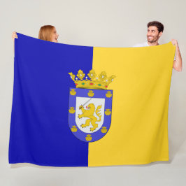 Vlag van Santiago (Chili) Fleece Deken