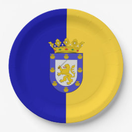Vlag van Santiago (Chili) Papieren Bordje
