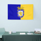 Vlag van Santiago (Chili) Spandoek (Beurs)