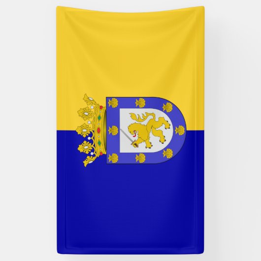 Vlag van Santiago (Chili) Spandoek (Verticaal)