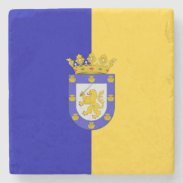 Vlag van Santiago (Chili) Stenen Onderzetter