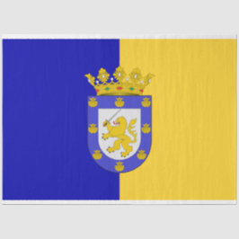 Vlag van Santiago (Chili) Tissuepapier