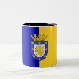 Vlag van Santiago (Chili) Tweekleurige Koffiemok
