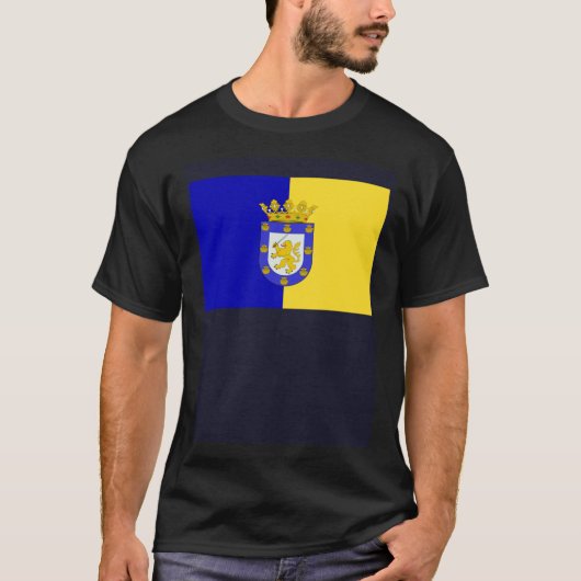 Vlag van Santiago de Chile T-shirt (Voorkant)