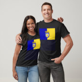 Vlag van Santiago de Chile T-shirt (Unisex)