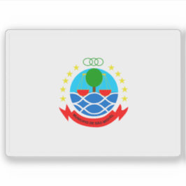 Vlag van São Miguel, Kaapverdië (Kaapverdië) Sticker