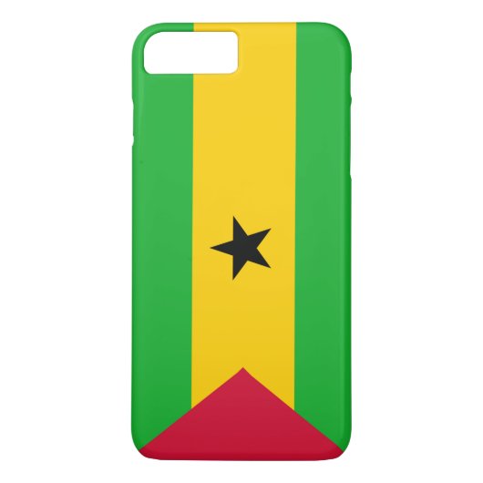 Vlag van Sao Tomé en Principe Case-Mate iPhone Case (Achterkant)